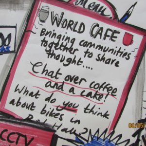 Check out this World Café being used to discuss problem off road biking