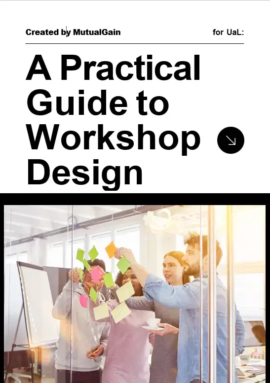 Report cover for workshop design